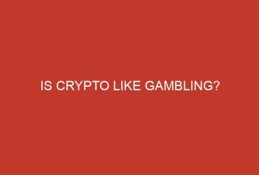 is crypto like gambling 932