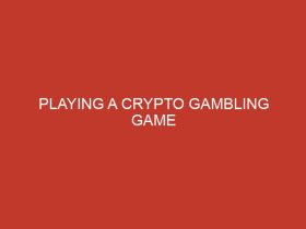 playing a crypto gambling game 1136